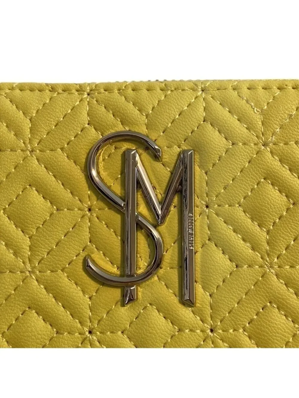 Steve Madden Zip Around Wallet/Wristlet Bangelo Lemon Bite New